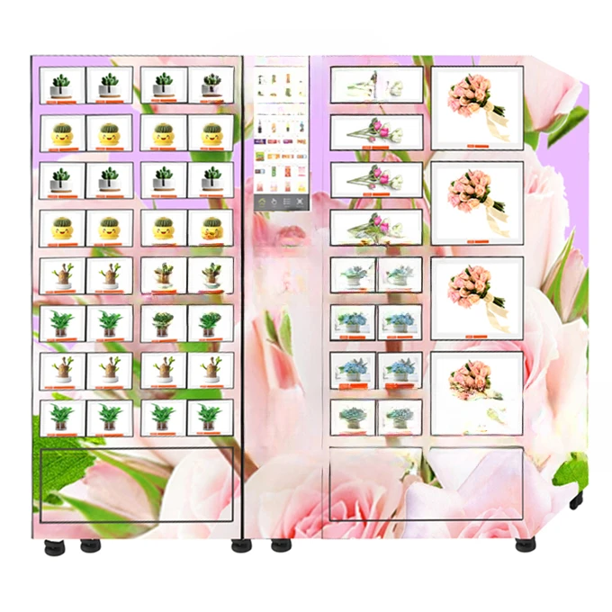 SDK Elegant Design Flower-Vending-Machine For Flowers With Cooler And Humidifier