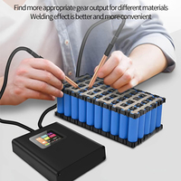 Portable Mini Spot Welder Kit with Color LCD Screen - 500mAh Rechargeable Lithium Battery for 18650 Cell/Battery Repair, DIY Jew