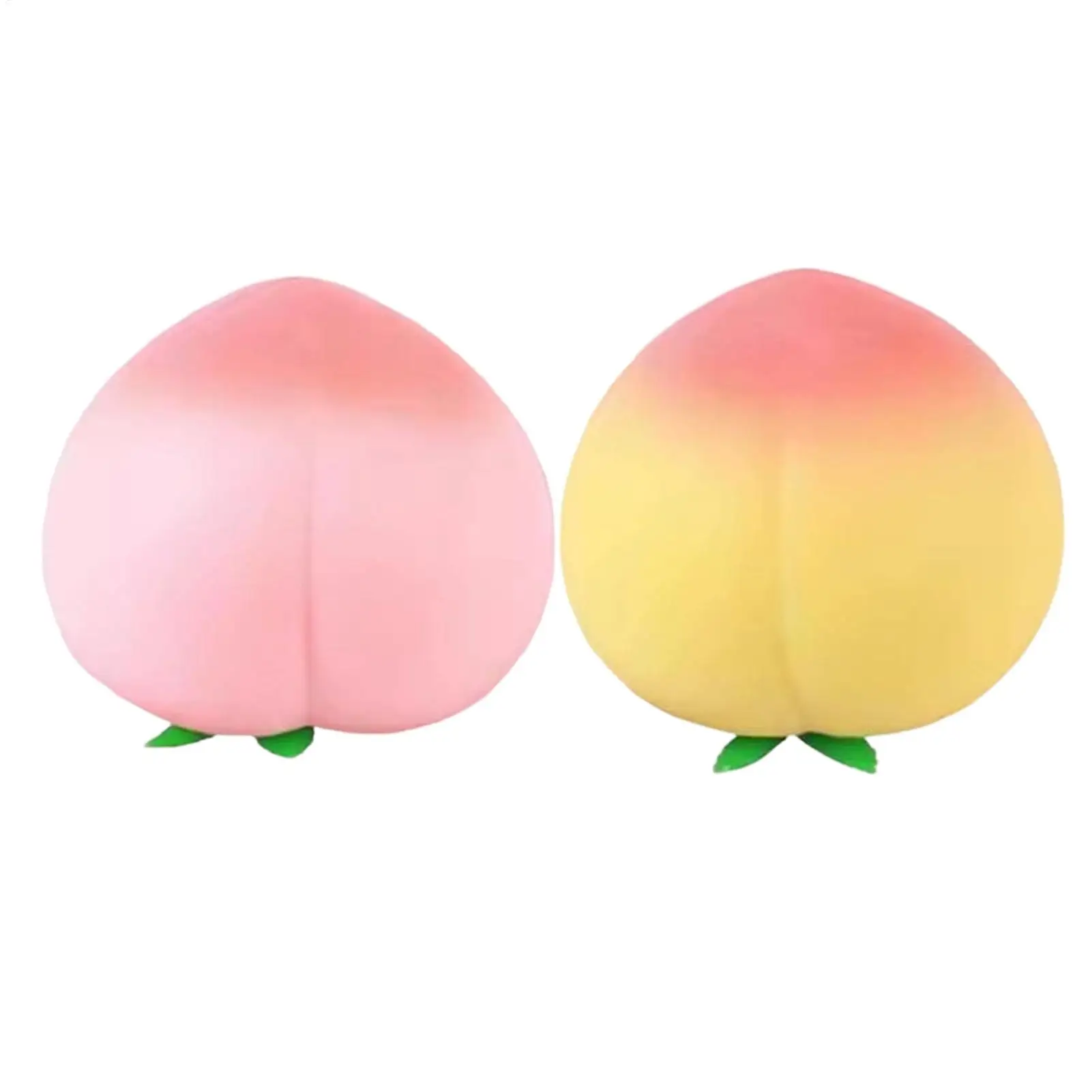 Peach Squeeze Fidget Toy Safe Flexible Durable Slow Rising Mini Toy Portable Sensory Stress Relief Toy For Indoor Outdoor
