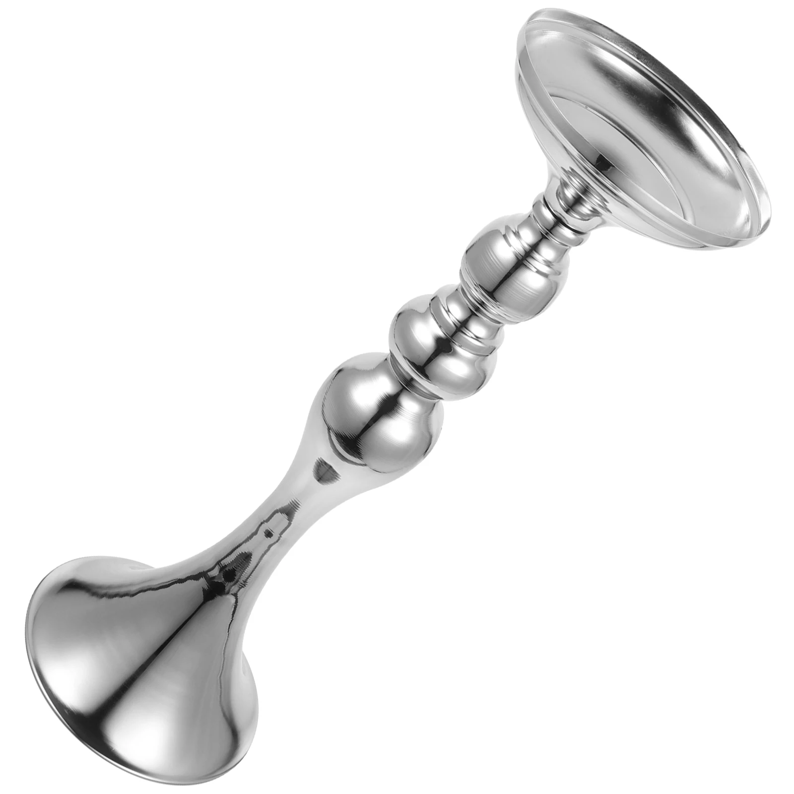 

Elegant Tall Silver Vase Centerpiece Decor for Table Home Office Bedroom Aluminum Alloy Stable Flower Vase for Wedding Events