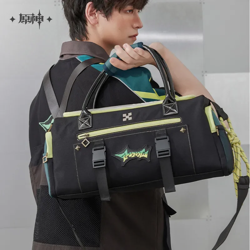 

[Genuine] miHoYo Kinich Bag Genshin Impact Kinich Themed Sports Travel Bag Shoulder Bag Handbag Prop Backpack Cosplay Xmas Gift