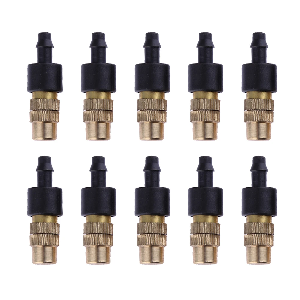 10pcs 4/7PVC Micro Watering Sprinklers Adjustable Garden Micro Sprinklers Agricultural Save Water Portable for Industrial Lawn