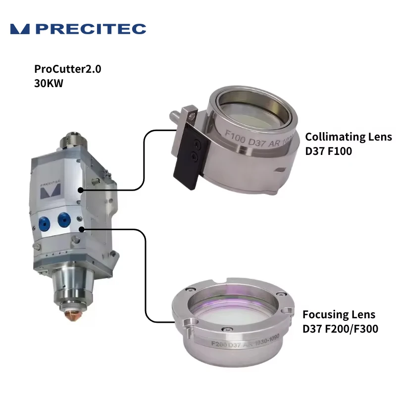 

Precitec Original Focus Lens P0595-96384 Laser Collimating Lens Assembly For Precitec Procutter2.0 30KW Laser Cutting Head