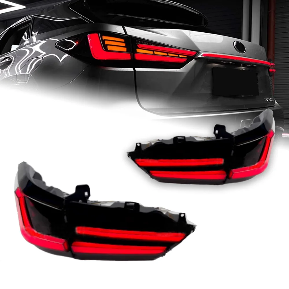 

AKD Car Styling for Lexus RX RX300 RX350 RX400 Tail Lights 2016-2022 LED Tail Lamp DRL Signal Brake Reverse auto Accessories