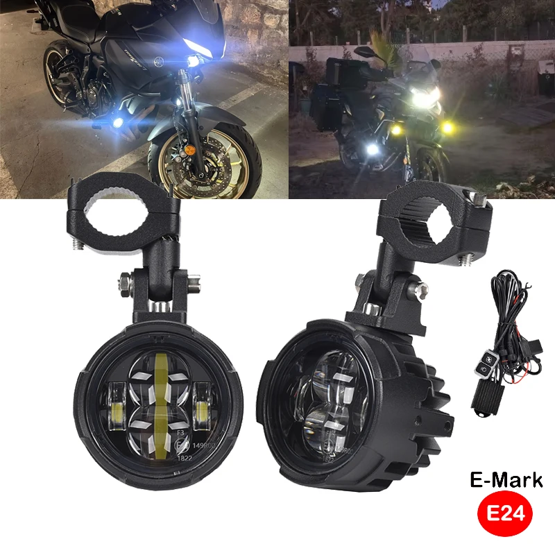 

Аксессуары для мотоциклов, противотуманные фары, 100 Вт, светодиодный прожектор для мотоцикла, фара для BMW R1200GS R1250GS Adv F800GS F700GS