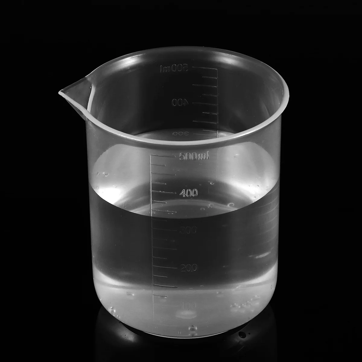 

4pcs 50Ml 150Ml 250Ml 500Ml Plastic Measuring Cups Transparent Graduated Kitchen Lab Liquid Solid Beaker For Flour Sugar Vinegar