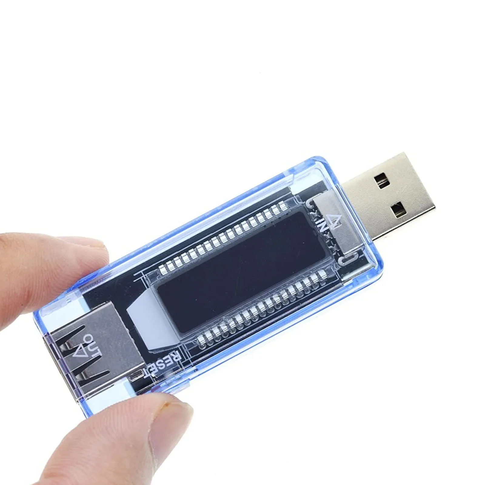 전압계 전류 전압 용량 배터리 테스터 KWS-V20 USB 볼트 전류 전압 닥터 충전기 용량 테스터