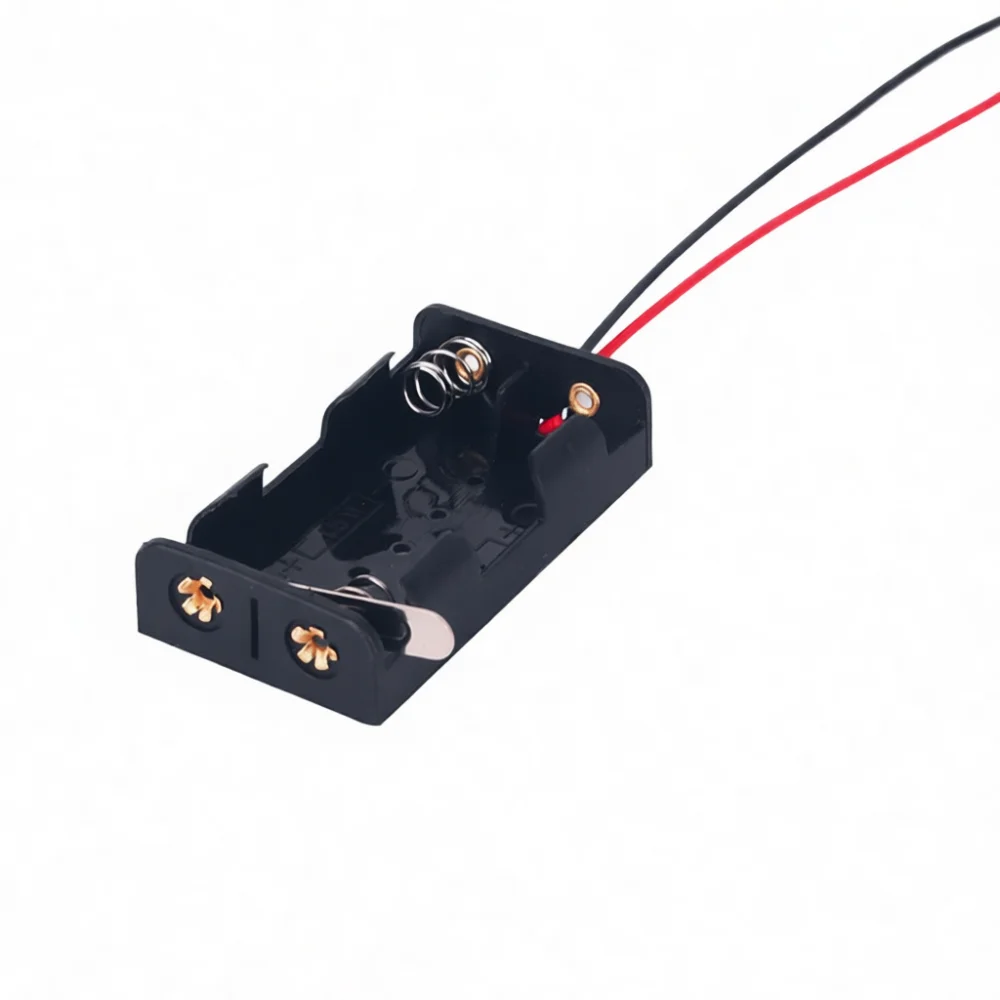 Portable Battery Storage Case With Toggle Switch For AA Cells Diy Circuit Education Toy Power Component