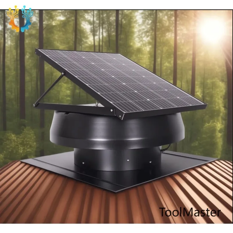 

【2026】Energy Free Rechargeable Industrial Solar Air Cooler Commercial Rooftop Ventilation Fan For Exhaust Roof Vent And Circulat