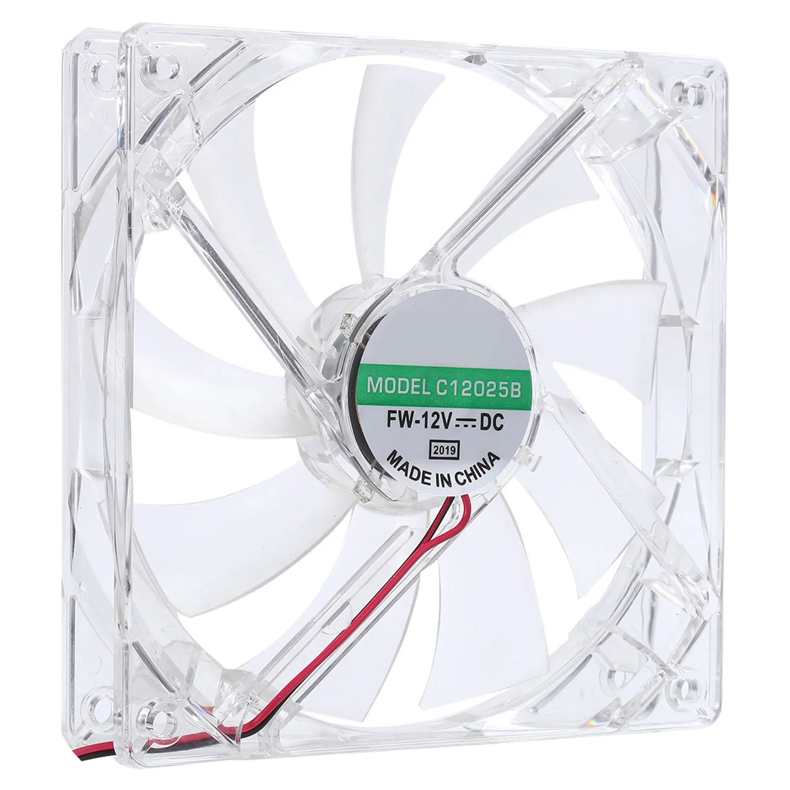 

12 Cm Fan LED Radiator Quiet CPU Cooling Computer Power Supply Copper