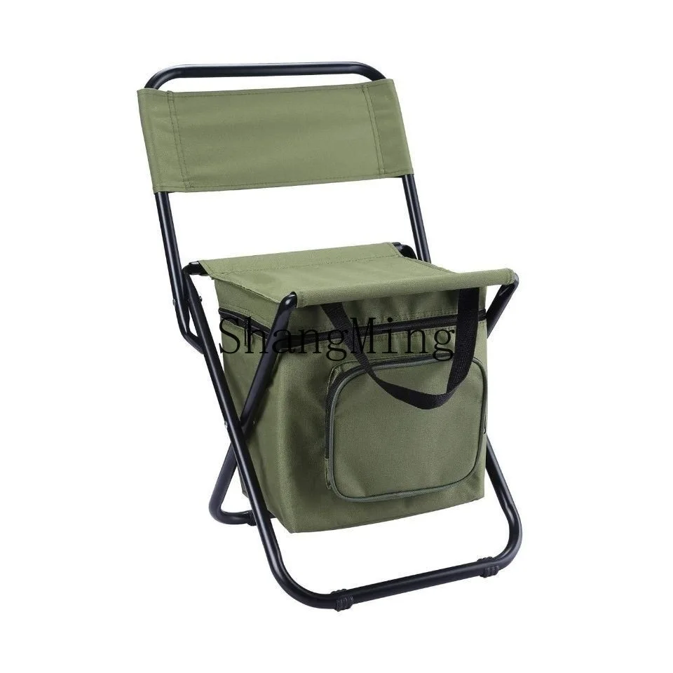 DSA portable outdoor folding chair leisure chair outdoor camouflage pony camping fishing ice pack chair