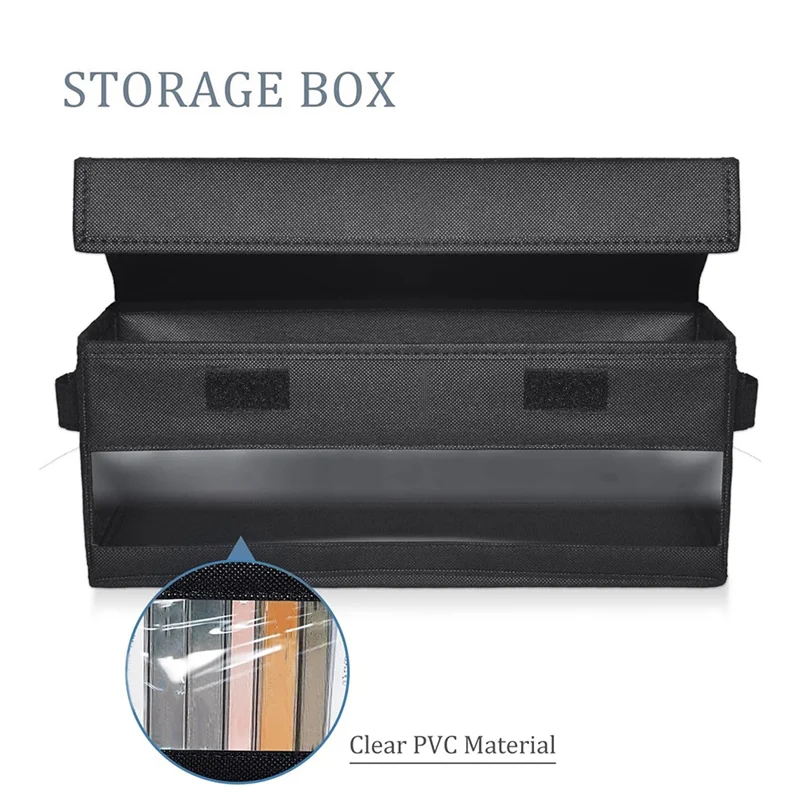 AT43-Full Jewel Case Storage Box 2-Pack، يحمل 32 Cds، حافظة تخزين رفيعة تحتوي على 60 Cds