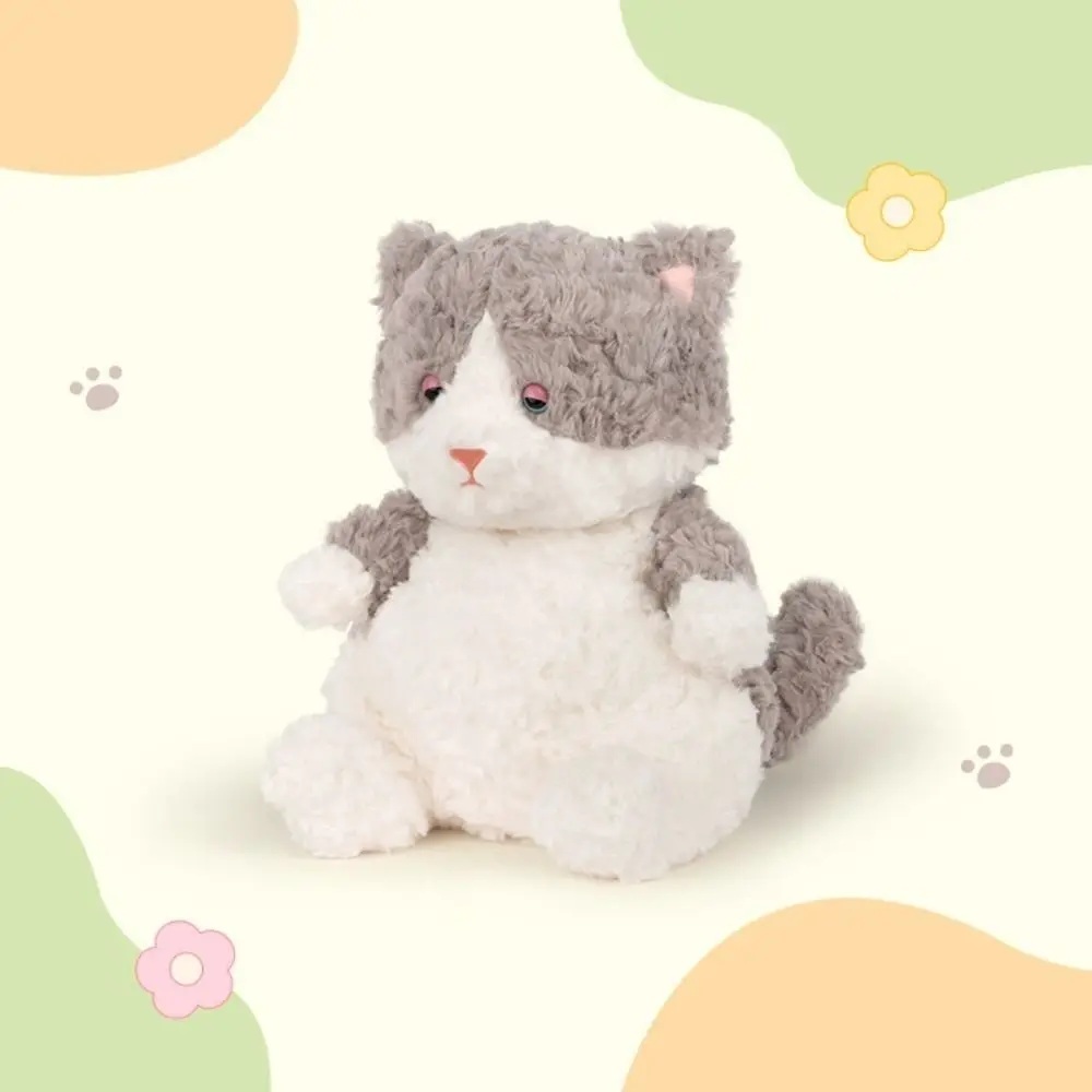 Animal endormi paresseux en peluche, jouet Ragdoll, chat raton laveur, beurre en peluche, oreiller de couchage de dessin animé, 23 cm, 35cm