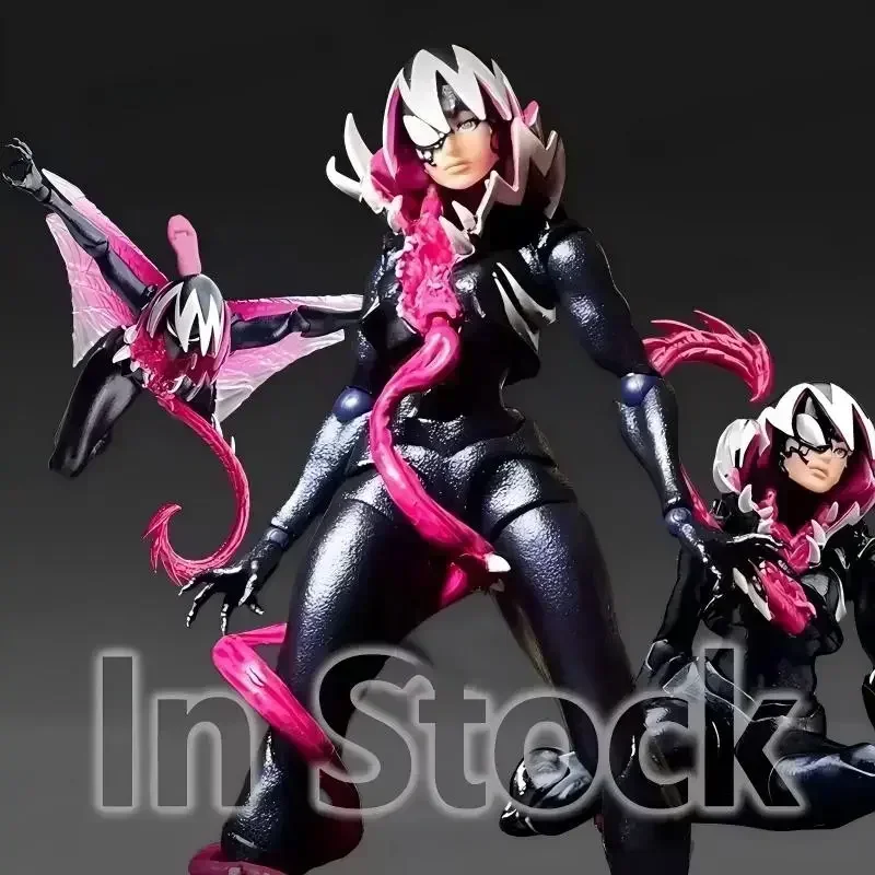 

В наличии: Коллекционная фигурка Веном Гвен, аниме-фигурка Kaiyodo Amazing Yamaguchi Revoltech, статуэтка, модель GK, подарок для детей