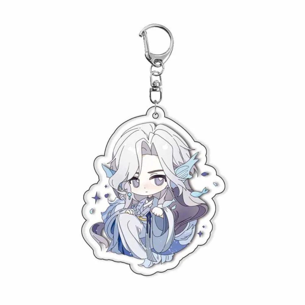 Game Far Beyond The World Acrylic Keychain Pendant Hanging Figure Character Keyring Ornament Decor Accessories Gifts image 2