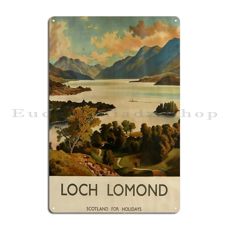 Retro Classic Loch Lomond Metal Plaque Poster Pub Personalized Garage Decoration Designing Club Tin Sign Poster