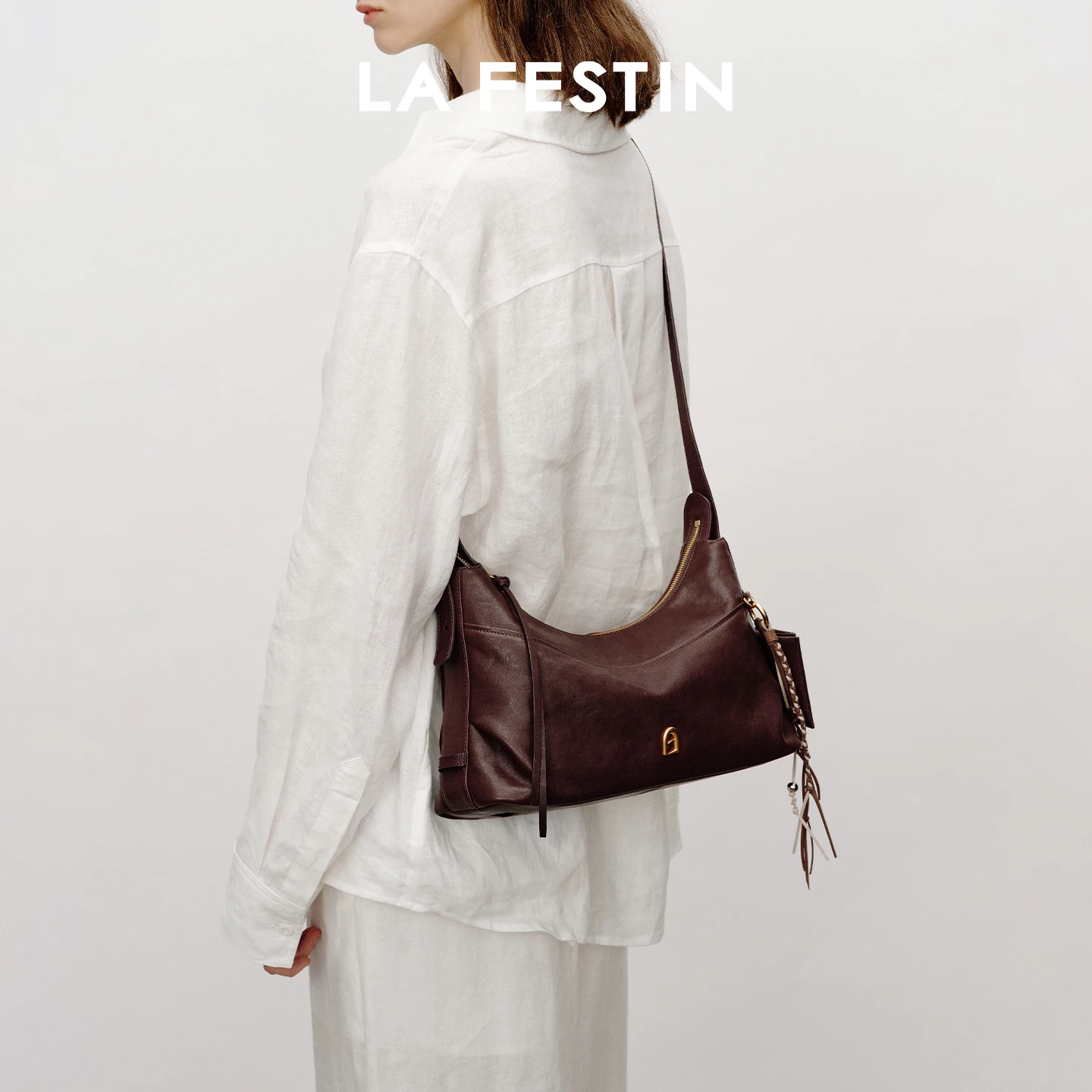 LA FESTIN Original Brand Handbag Women 2026 Tote Bags New Shoulder Bags Leather Bag Luxury Bags Designers Crossbody Bag