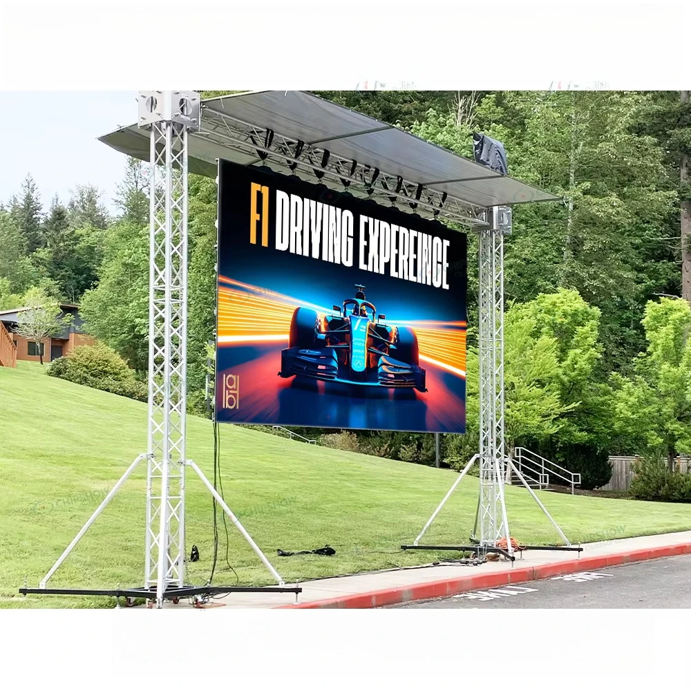 

4m X 3m Complete System P2 P3 P2.6 P2.9 P3.91 Led Display 500mmx500mm Led Panel Backdrop Indoor Outdoor Led Screen
