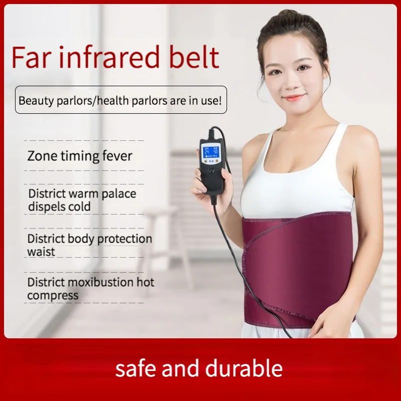 

Far Infrared Heating Vibration Slimming Belt Waist Protection Warm Uterut Female Menstrual Heating Sauna Fat Burner Weight Loss