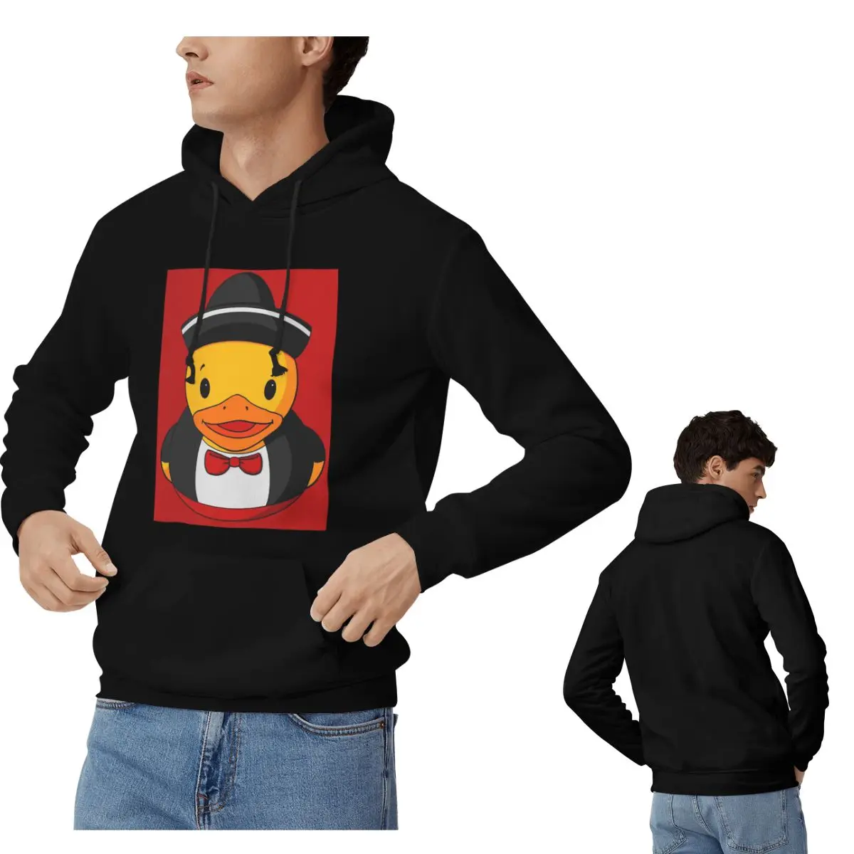 

Толстовки Mariachi с резиновой уткой, мужские и женские повседневные пуловеры, толстовки в стиле Харадзюку, уличная одежда с длинными рукавами, осень-зима