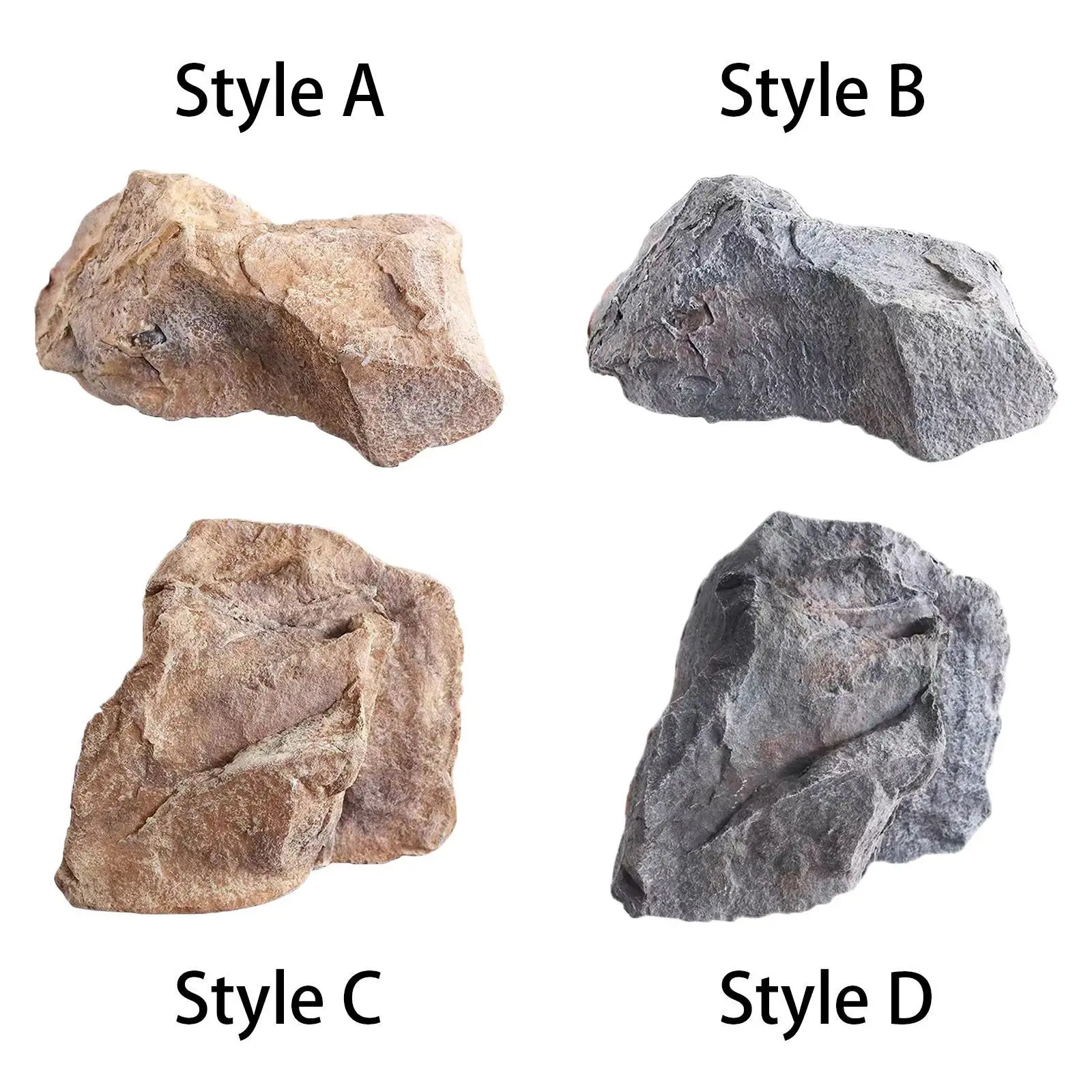 

Artificial Rock PU Lightweight Versatile Ornament Natural Texture Realistic for Decorating Homes Supermarkets Squares Hotels