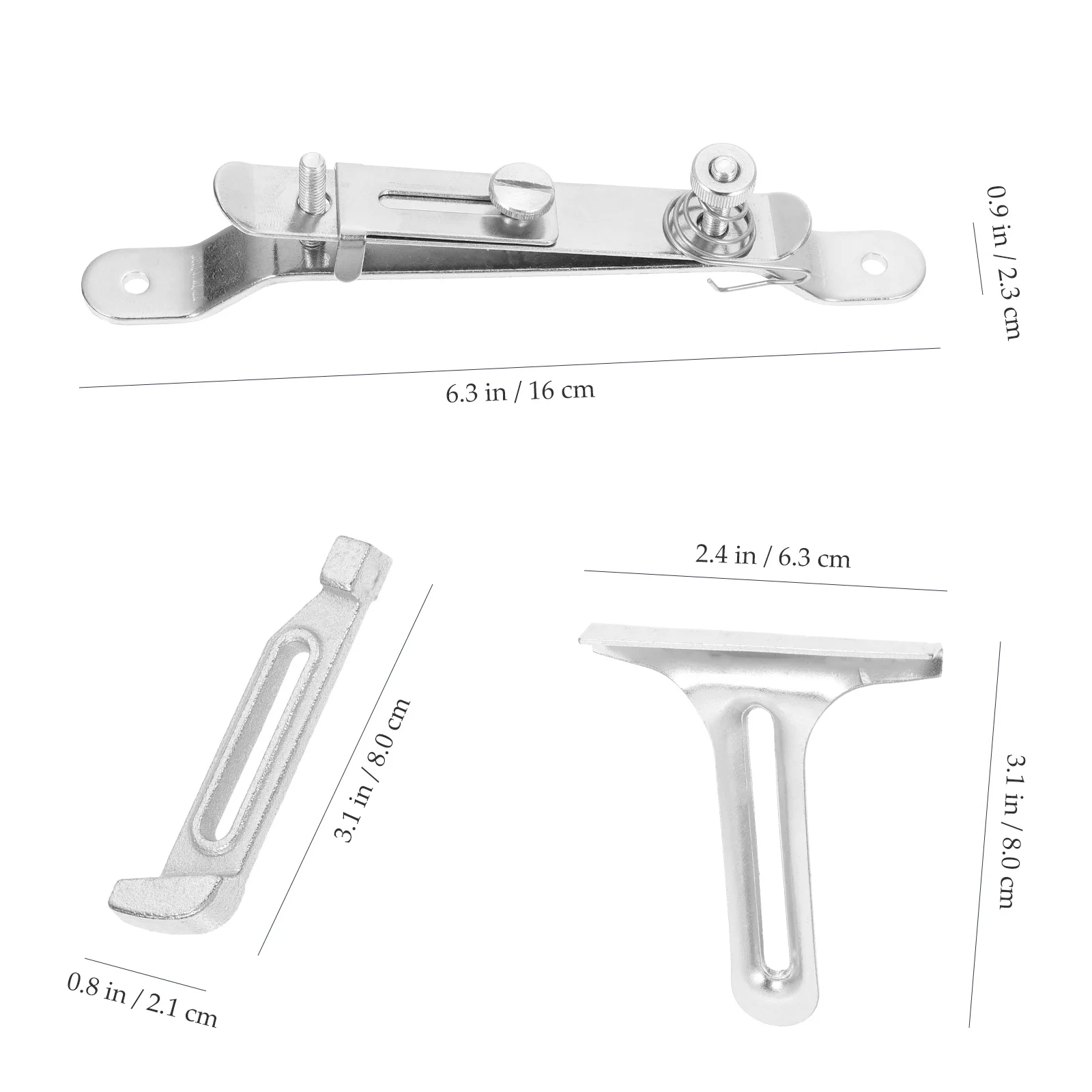 

1 set Sewing Machine Edge Guide Ruler Premium Iron Fabric Gauge Quilting Cutting Tool For Seams Industrial Household Durable