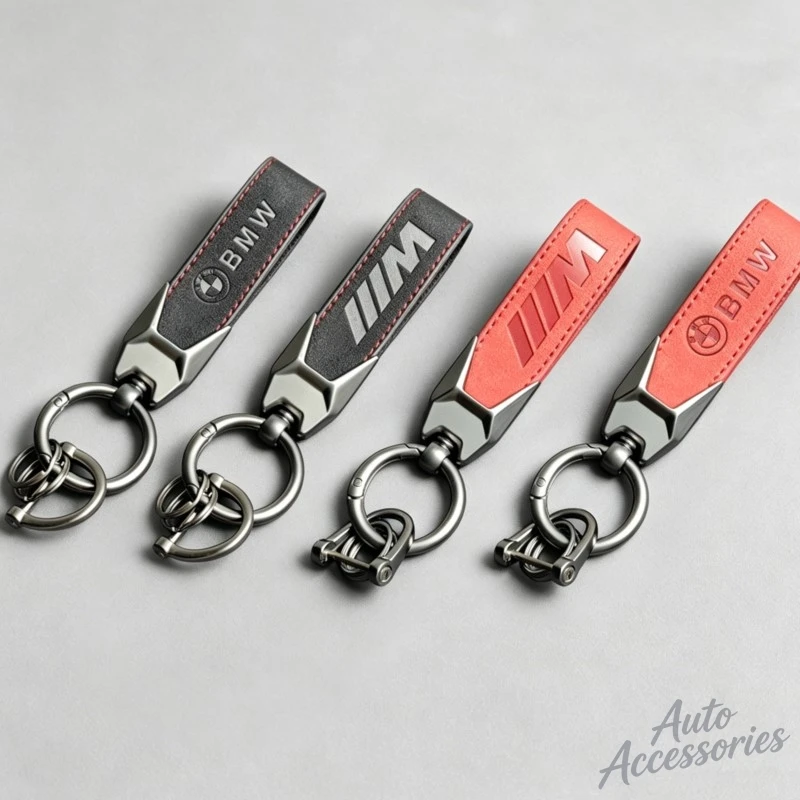 

Suede Car Keychain Keyring Chain Pendant Gift For BMW M M3 M5 X1 X3 X5 X6 E90 E91 E92 E93 M3 E60 E61 E46 Car Sticker Accessories