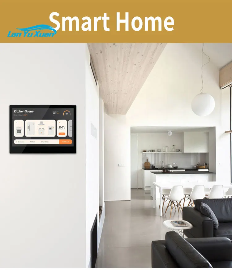 Portworld IPS SM10P RK3566 CE RoHS Certified Android Smart Touch Panel for Home Assistant and Building Automation