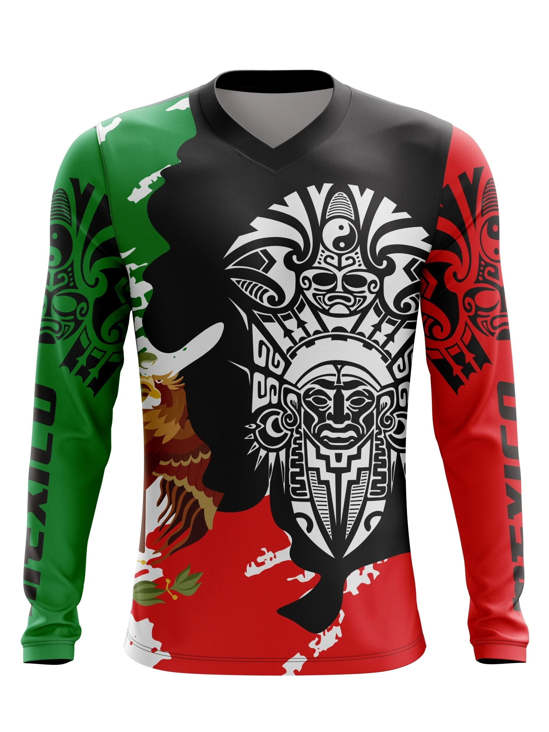 Mens Mexico Themed Long Sleeve - Mountain Biking New Mexico ulasan dan harga