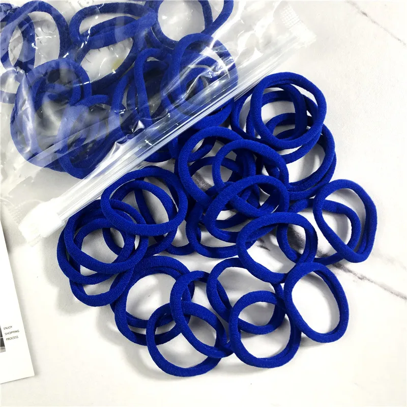 20/50 Teile/satz Haarbänder für Frauen Mädchen Grundlegende Haar Gummi Krawatten Seile 4 cm Einfache Elastische Stirnband Haar Zubehör pferdeschwanz Halter