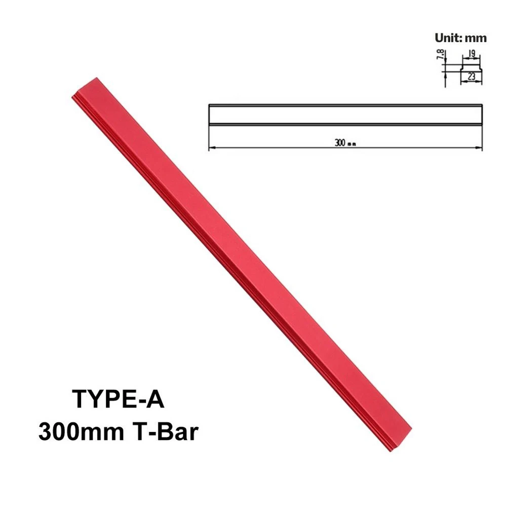 Aluminium Alloy T Track T Bar Slider Miter Jig for Woodworking Tool Essential Accessory for Table Saw & Workbench