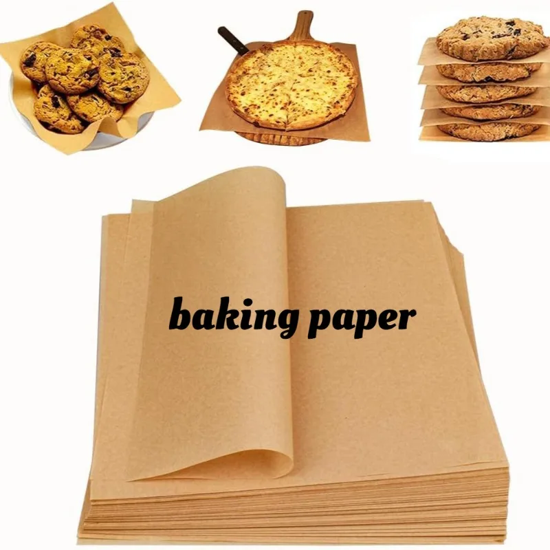 50/100pcs Pre-Cut Parchment Paper - Non-Stick for Baking Cooking Grilling Air Fryer Steaming Baking  Sheets​  Baking Paper