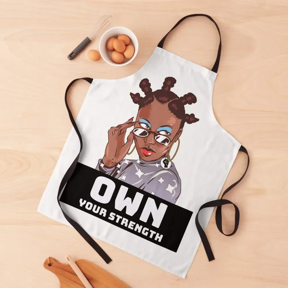 

Own your Strength Apron cookings for women Kitchen Man Waterproof Kitchen Woman chef for man Apron