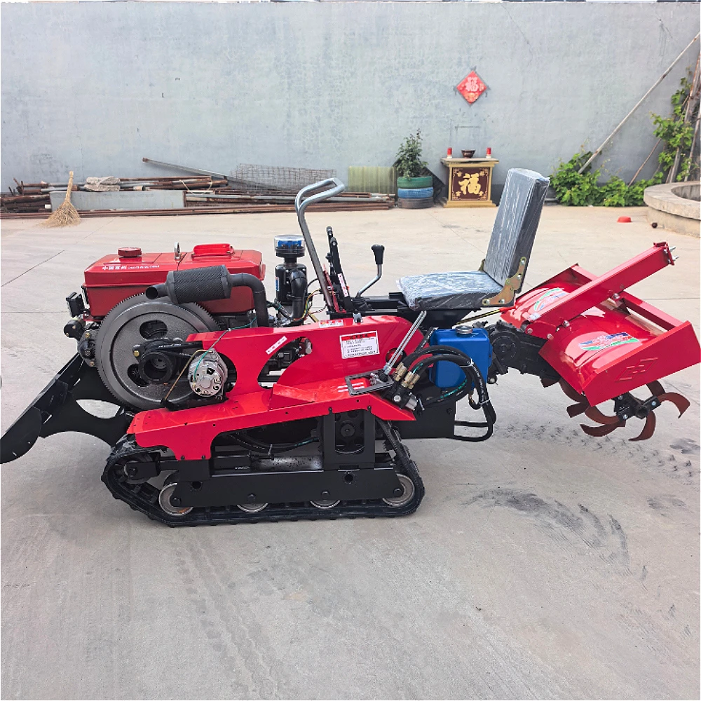 Driving Agricultural Machinery Small Tracked Tractor Rotary Cultivators 25Hp35hp Hot Selling