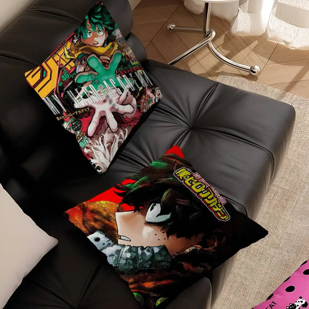 بلدي بطل الأكاديمية Deku شخصية وسادة غطاء غبار غرفة نوم الاطفال حزب الديكور المخدة عيد ميلاد الأطفال هدية
