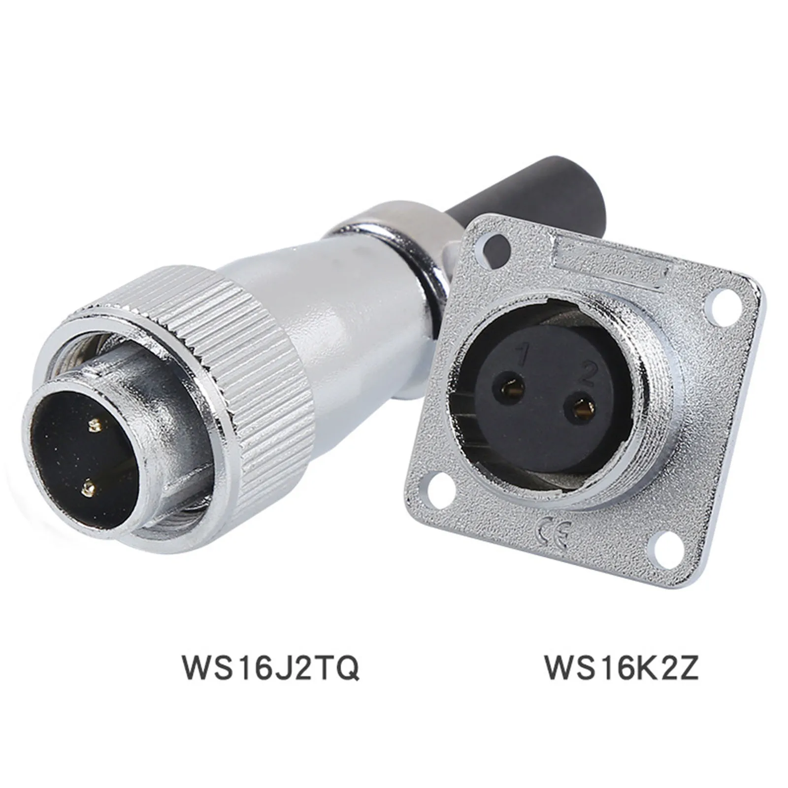 WS16 Plug+socket For Navigation And Instruments Plug/Socket Screw Locking Φ16mm -40℃~85℃ 500 Times For Computers