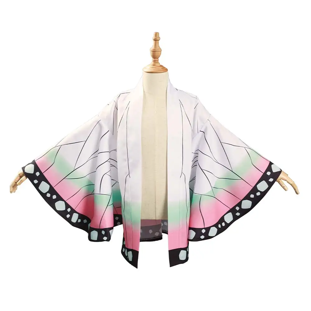 Bambini bambini Tanjiro Kamado /Kamado Nezuko Cosplay Costume giacca cappotto Kimono carnevale di Halloween