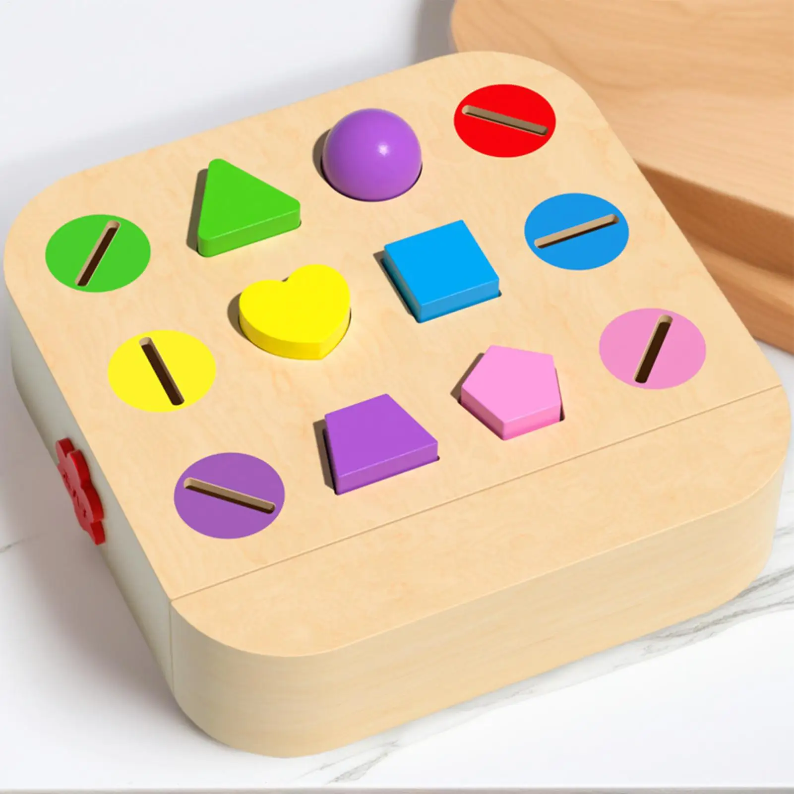 Nieuwe Houten Montessori Vormsorteerder Vroeg Onderwijs Zintuiglijk Speelgoed Voor Peuters Vorm En Kleur Sorteren Speelgoed Voor Baby