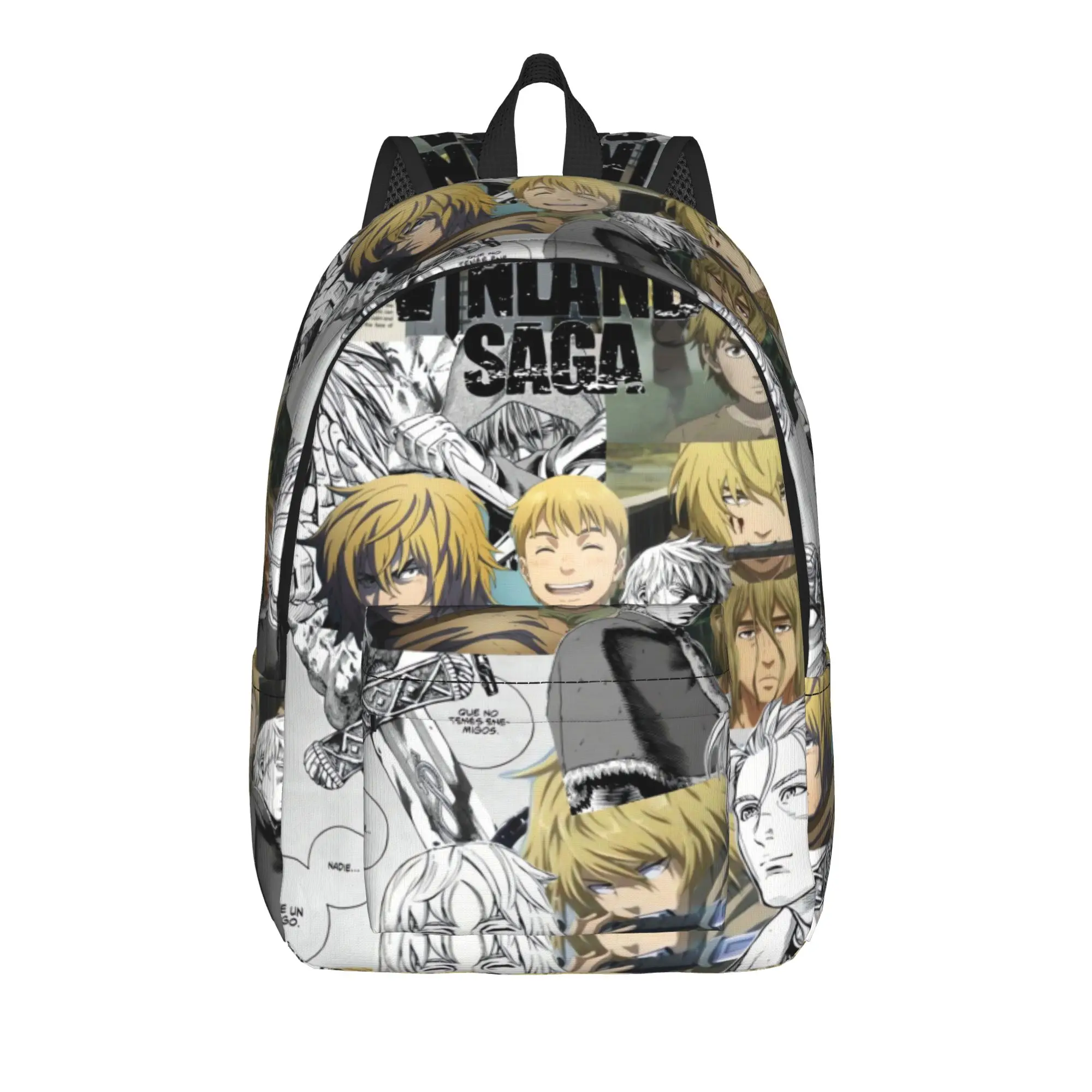 Vinlands Sagas Thorfinn Vinland Askeladd Anime Backpack  Streetwear Backpacks Female Travel Breathable High School Bags Rucksack