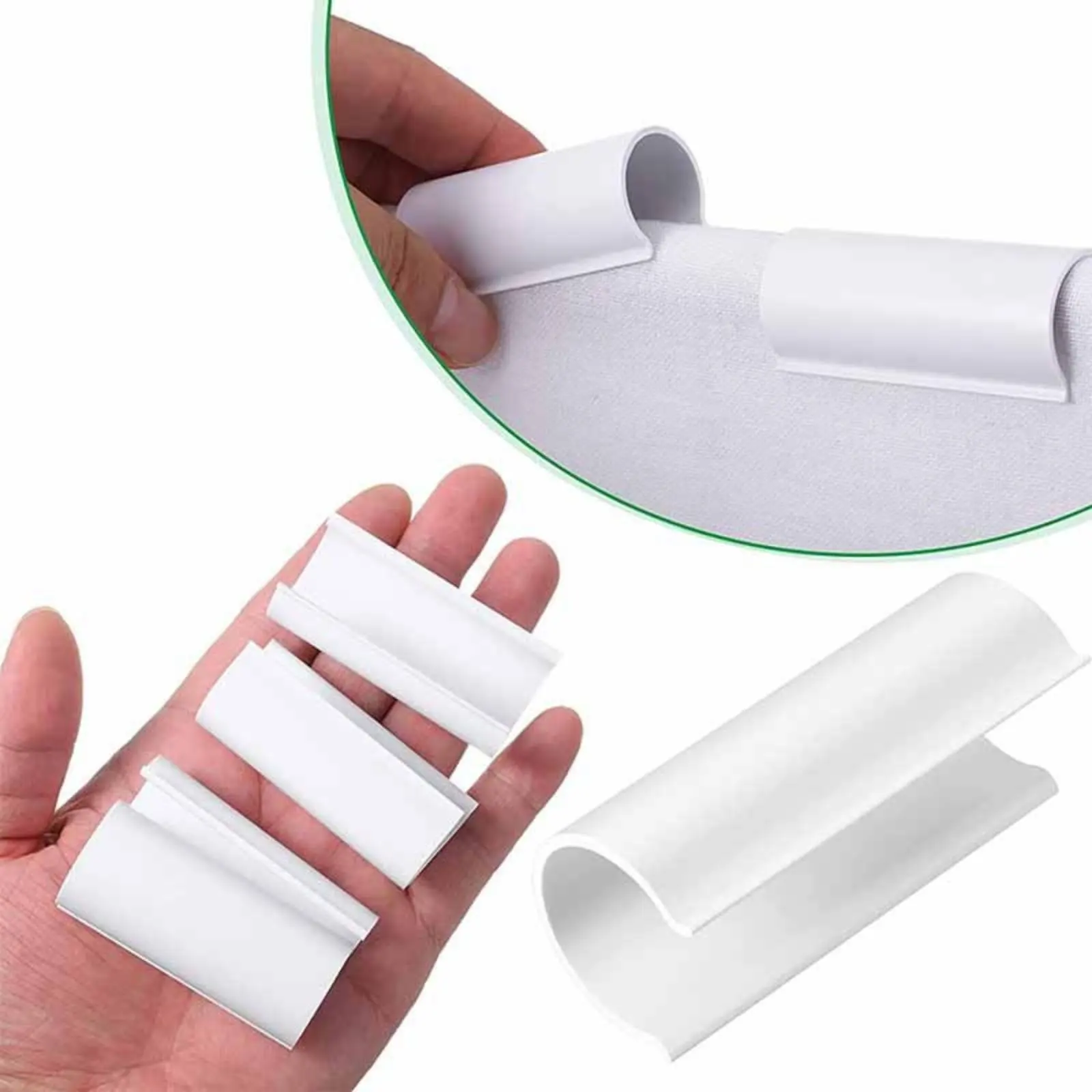 

32 Pieces 1 Inch Greenhouse Clip Wide Fit Greenhouse Film Clip PVC Pipe Clamp Damagewithout Damage Grip Garden Hardware