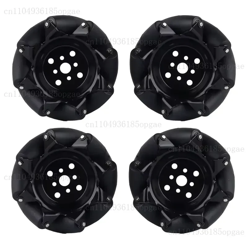 3-Inch Metal McNamm Wheels 76mm Stainless Steel Wheels Omnidirectional Includes Coupling