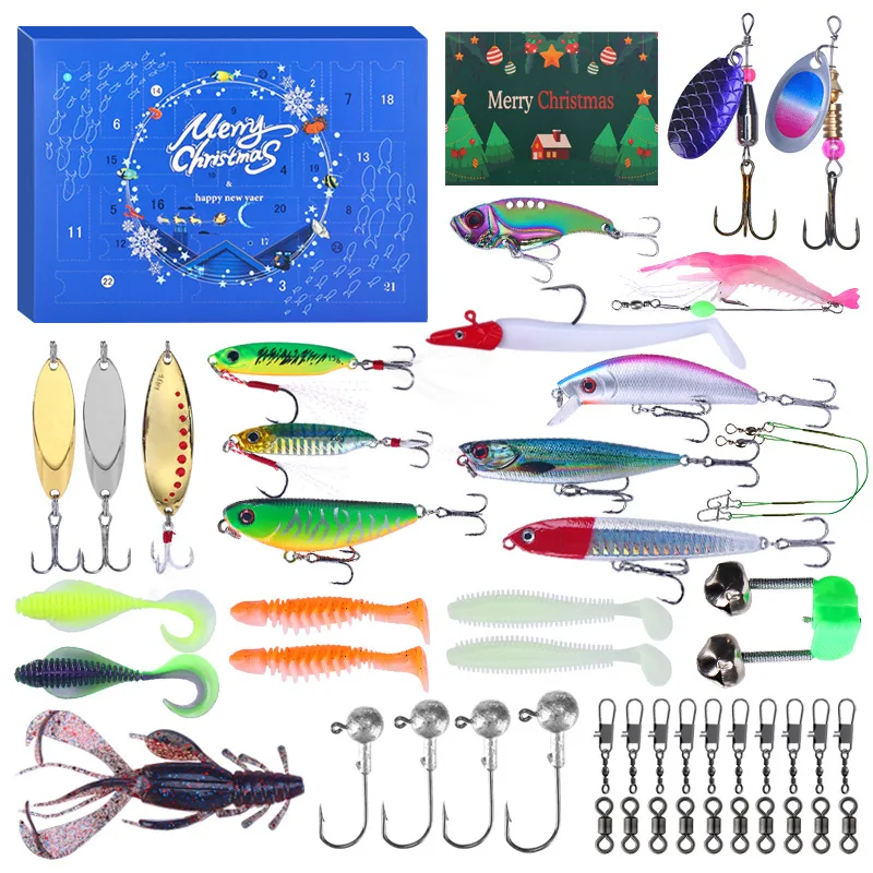 Advent Calendar 2024 Christmas Supplies Advents Vacation Calendar Adult Fishing Enthusiasts For Man Creative Countdown Ornaments