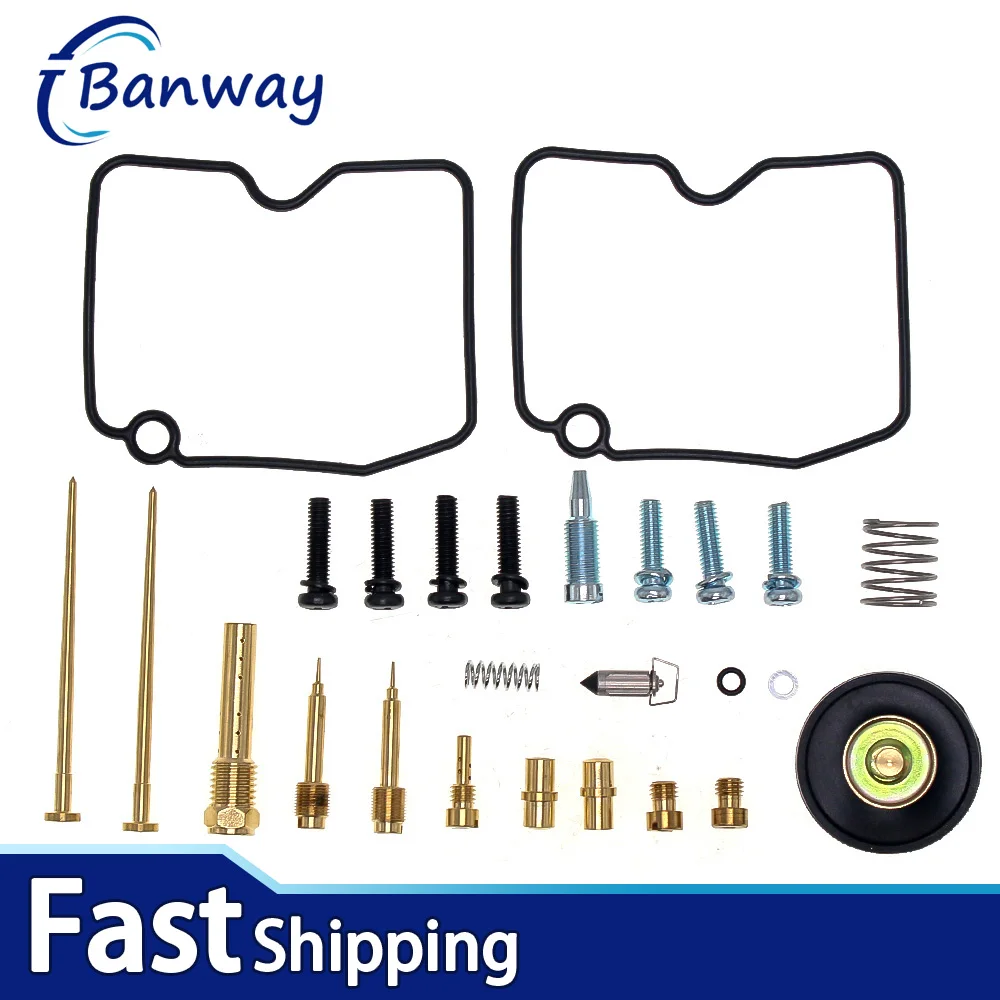 

Carburetor Repair Rebuild Kit for Arctic Cat 400 500 4x4 Auto 2004 2005 2006 2007 – Float, Needle, Gaskets