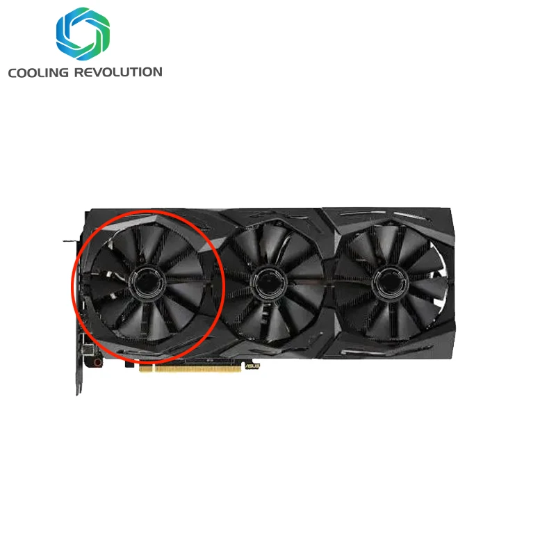 Original for ASUS ROG-STRIX-RTX 2060 2070-O8G-GAMING RTX2060 RTX 2070 Graphics Video Card cooling fan T129215SH T129215SL