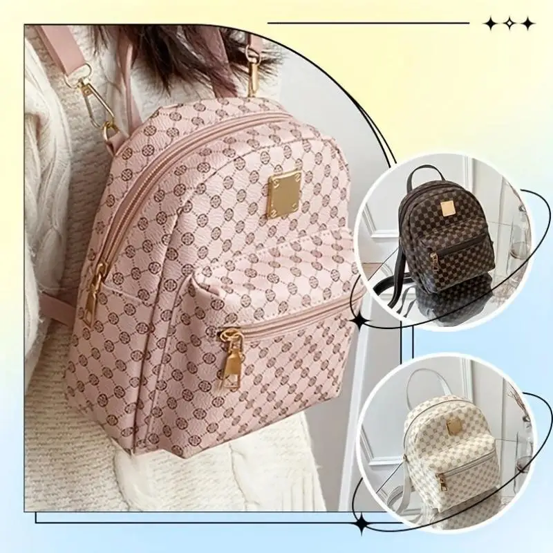 (Mini Edition) Women\'s Small Backpack Coin Purse Mobile Phone Bag Special Small Bag