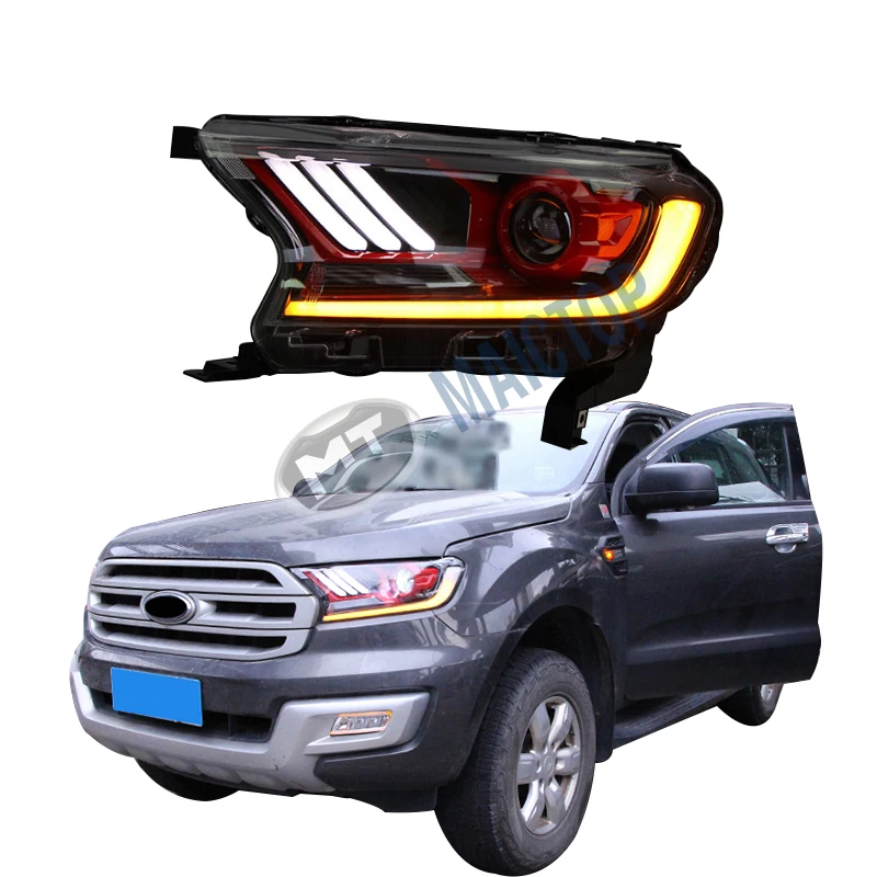 

MAICTOP car accessories led faro front head light lamp headlight for ranger T7 T8 everest 2015-2020