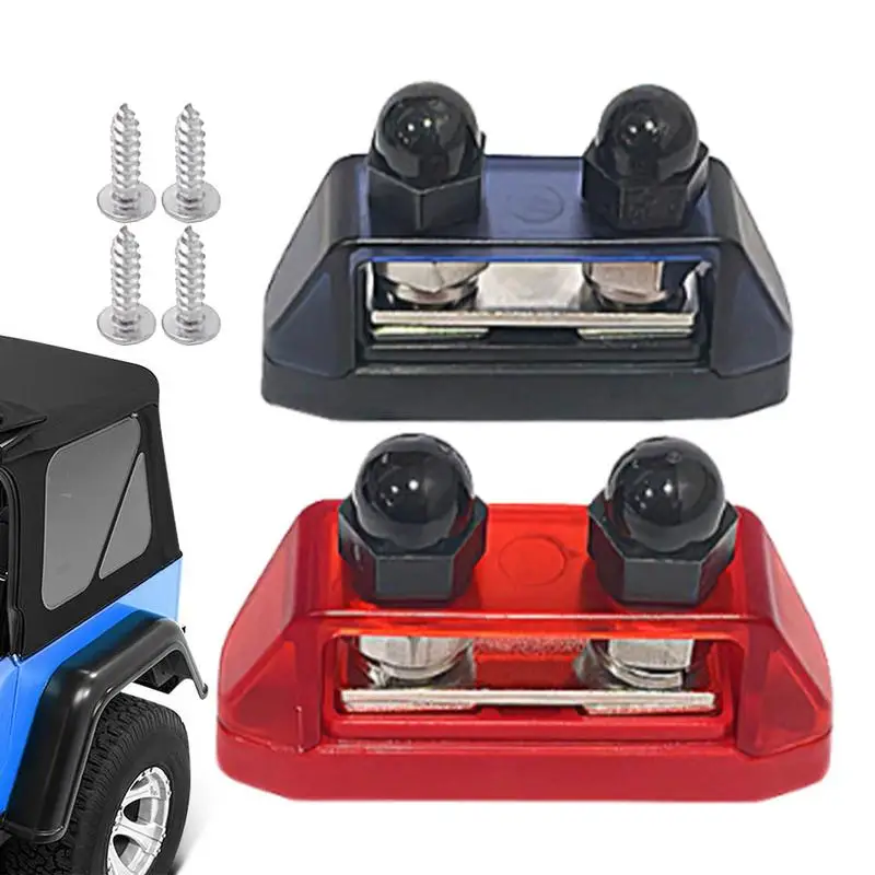 

Marine Power Distribution Block M10 Marine Battery Busbar With Cover Battery Terminal Distribution Block 2X Power Stud Busbars