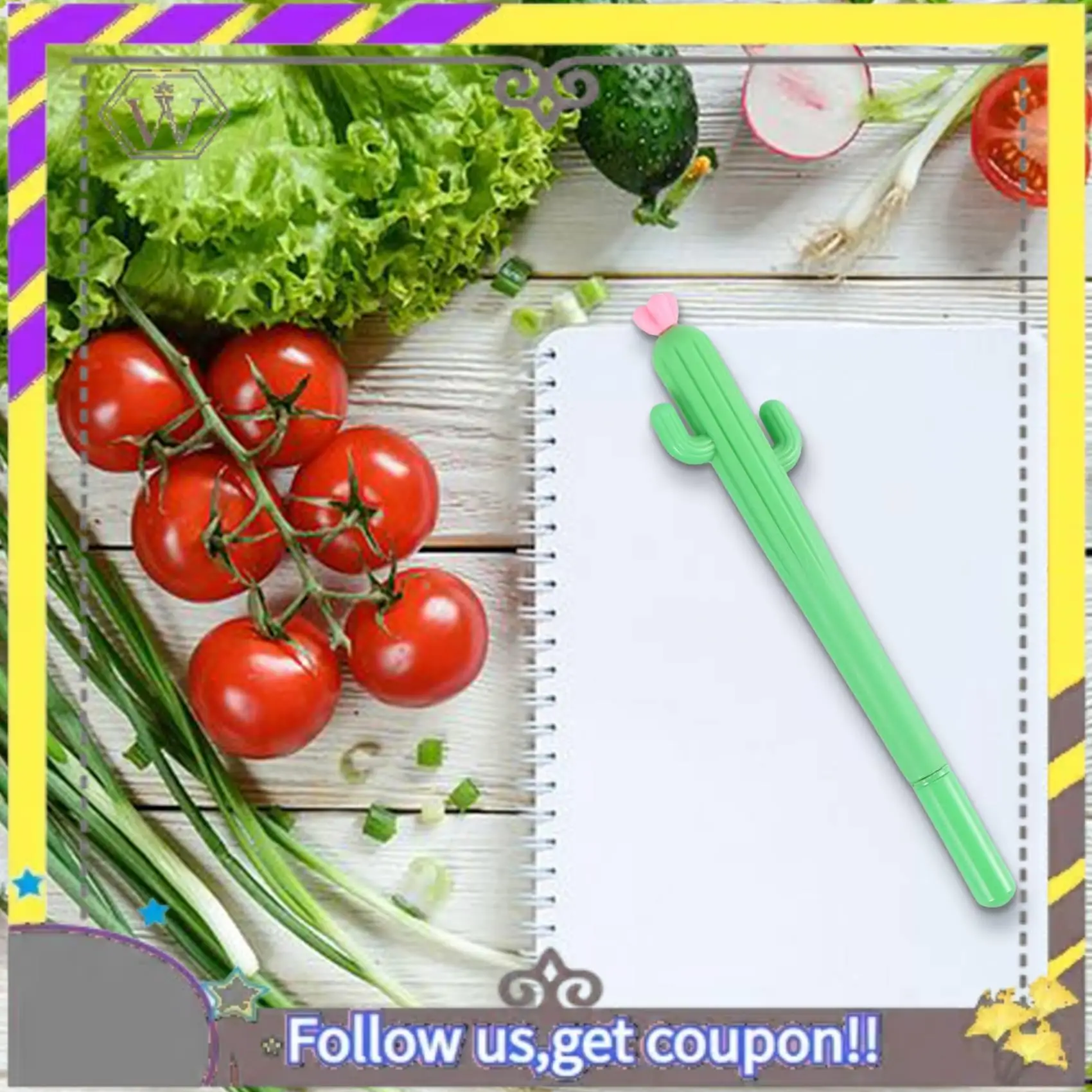 

New 30 Pieces Cactus Shaped Rollerball Pens Cactus Gel Ink Pens Writing Pen For Office School Home Writing Gift Supplies