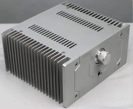 240*120*211mm 2020‑1969 All‑Aluminum Power Amplifier Chassis Dual‑Side Heat Dissipation HiFi DIY Home Use Audio Enclosure Case