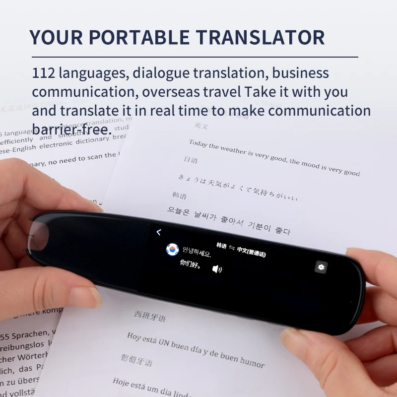 New Product Translation Scaning Pen Translator Electronics Pocket Language Translation Pen P301 Newest Design Dictionary Pen